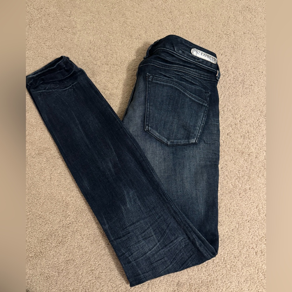 Express Midnight Blue Denim Jeans